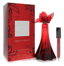 Christian Siriano Ooh La Rouge  Christian Siriano, Eau De Parfum Spray + 0.21 oz Red Lip Gloss 100 ml