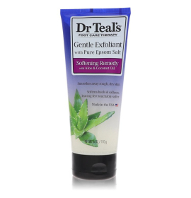 Dr Teal's Gentle Exfoliant With Pure Epson Salt  Dr Teal's, Gentle Exfoliant with Pure Epsom Salt Softening Remedy with Aloe & Coconut Oil (Unisex) 177 ml