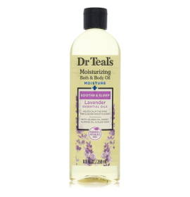 Dr Teal's Bath Oil Sooth & Sleep with Lavender  Dr Teal's, Pure Epsom Salt Body Oil Sooth & Sleep with Lavender 260 ml